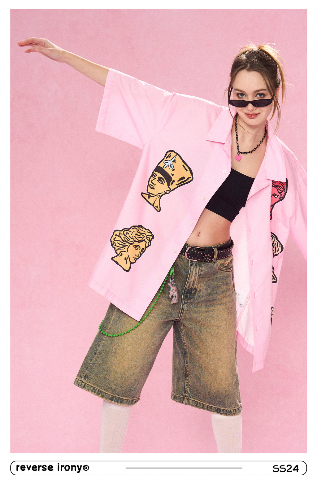 Roman Bust Graphic Shirt