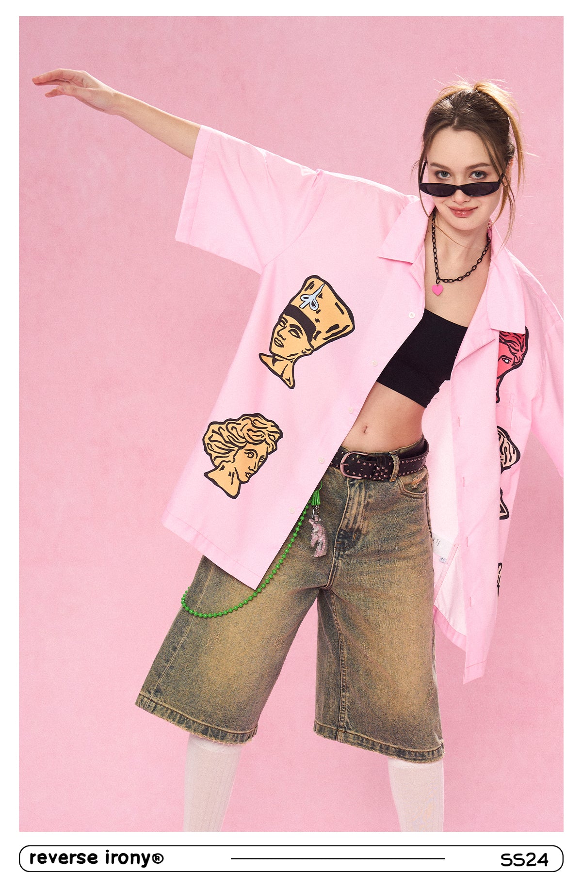 Roman Bust Graphic Shirt