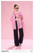 Pink Casual Button-Up Shirt - Empty Reference