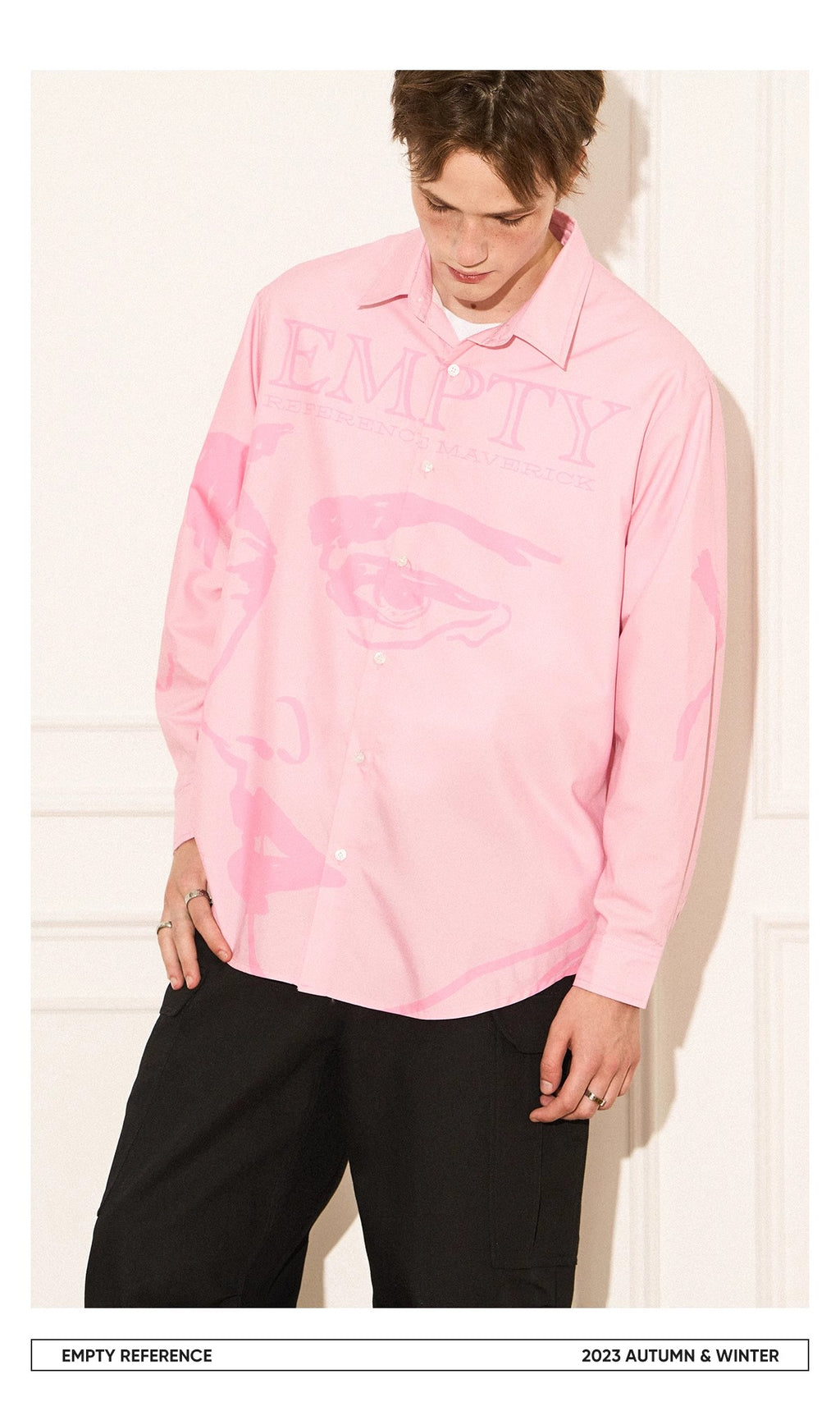 Sketch Portrait Graphic Shirt
