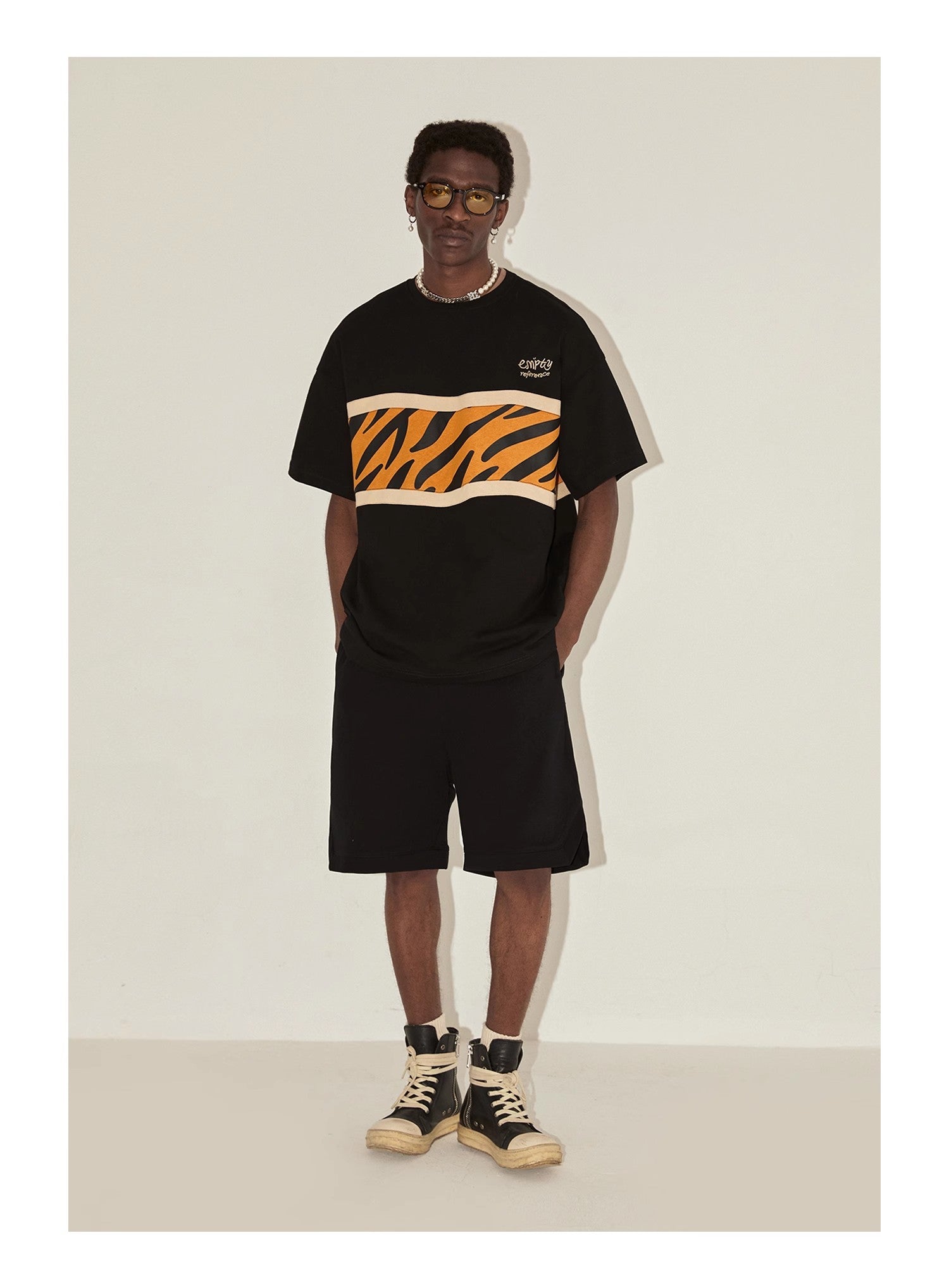 Tiger Patchwork Graphic Tee