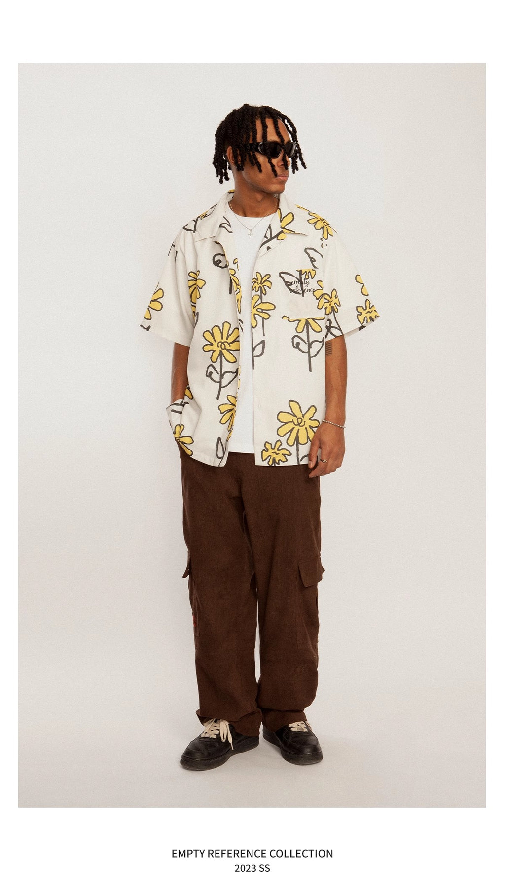 Spring Floral Graphic Shirt