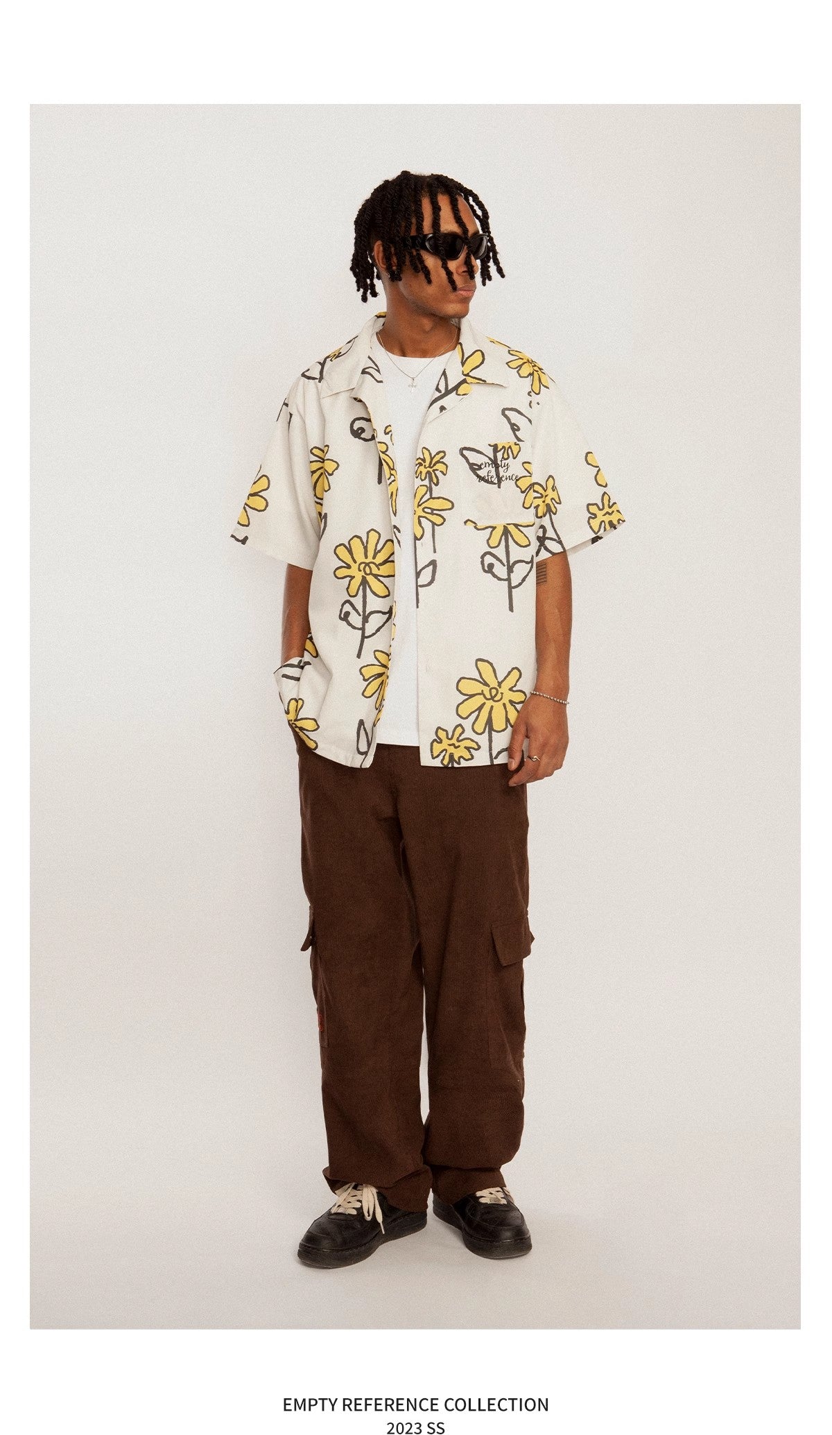 Spring Floral Graphic Shirt