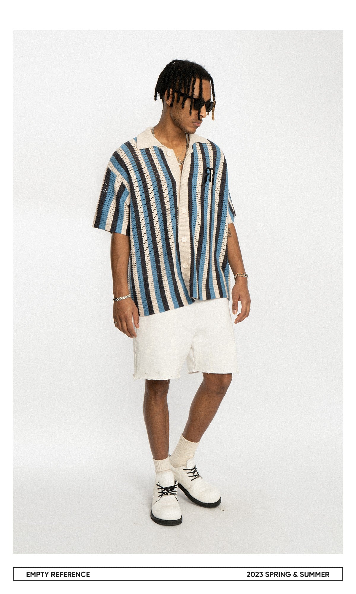 Embroidered Knit Polo Shirt