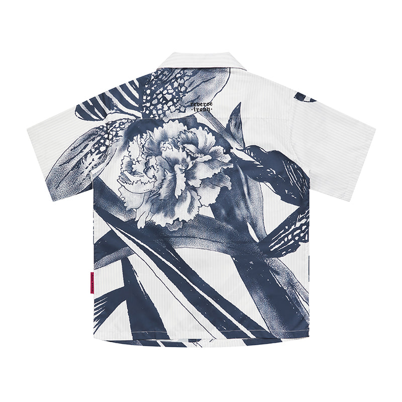 Sketch Flower Graphic Shirt