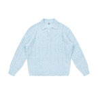 Textured Wool Knit Sweater