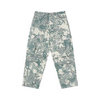 Washed Camo Print Overalls