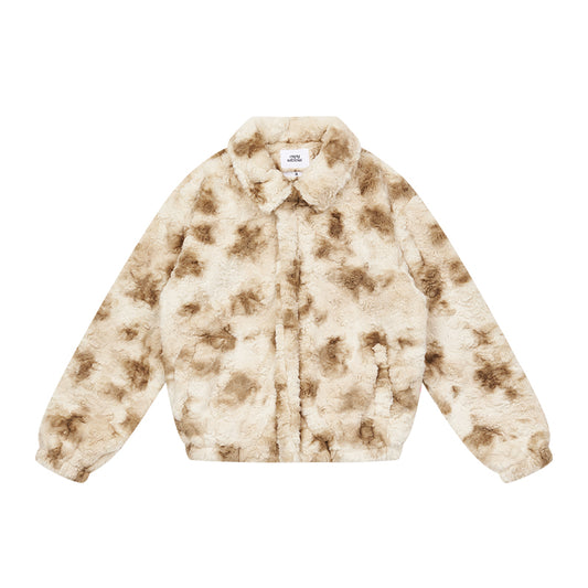 Blended Faux Fur Jacket