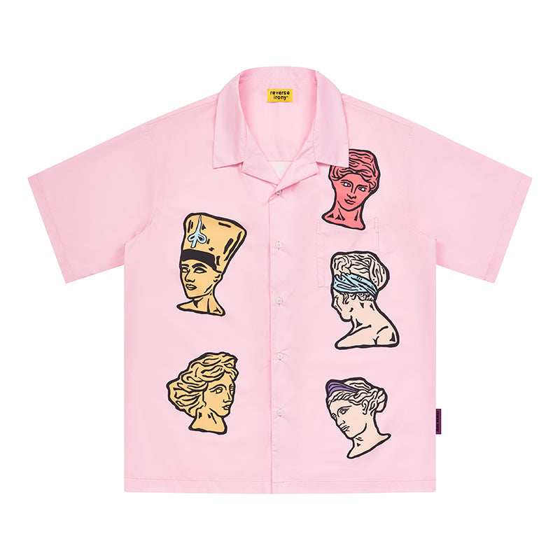 Roman Bust Graphic Shirt - Empty Reference
