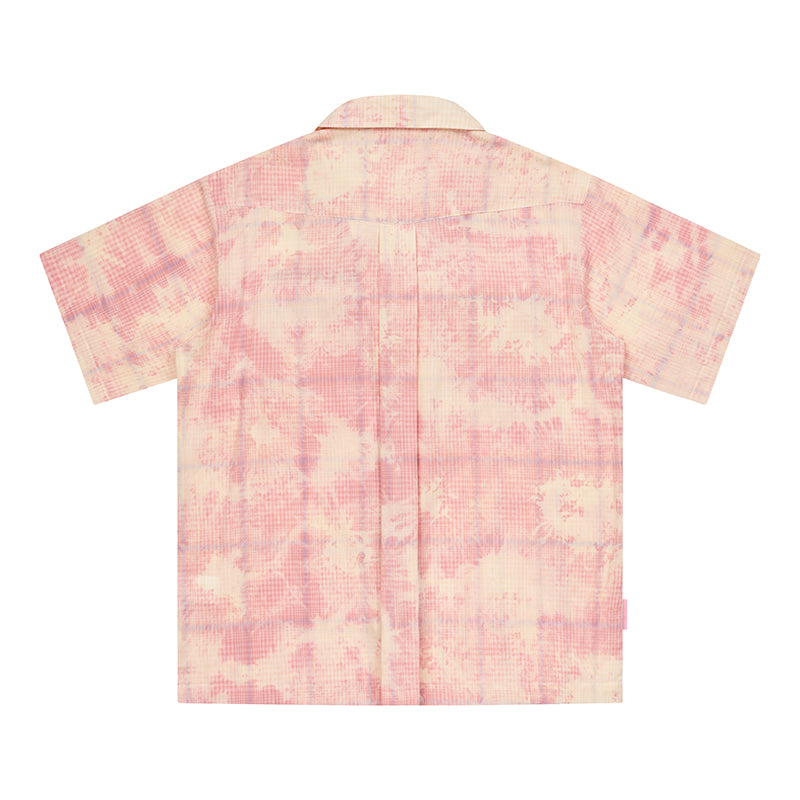 Gingham Batik Pocket Shirt