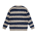 Striped Wool Knit Sweater
