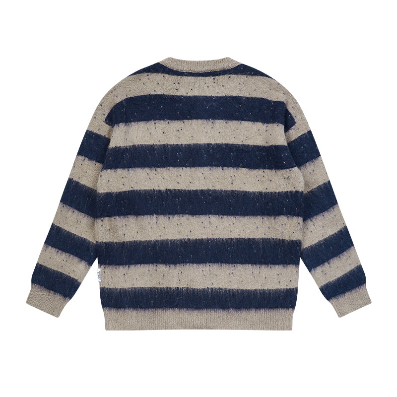Striped Wool Knit Sweater