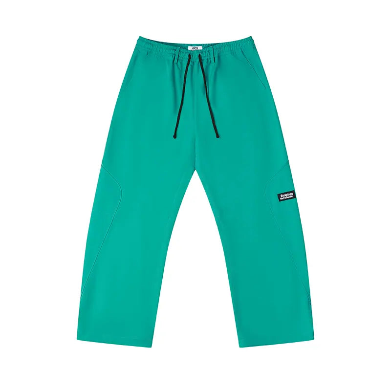 Green Embroidered Trousers