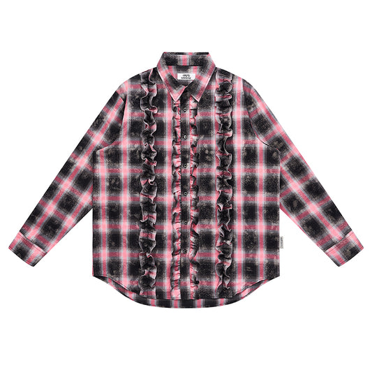 Gingham Fungi Lace Shirt