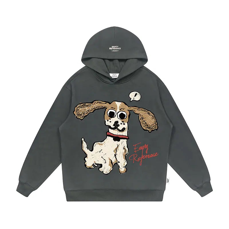 Cartoon Puppy Graphic Sweatshirt