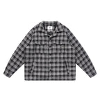 Checked Quilted Wool Jacket
