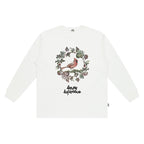 Thorn Bird Graphic Cotton Shirt