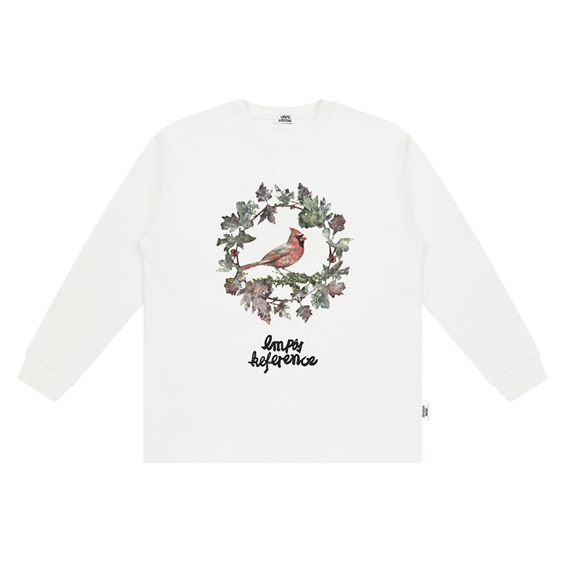 Thorn Bird Graphic Cotton Shirt