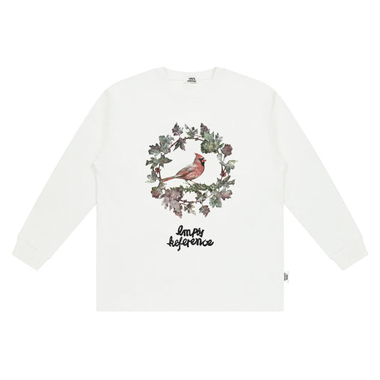 Thorn Bird Graphic Cotton Shirt