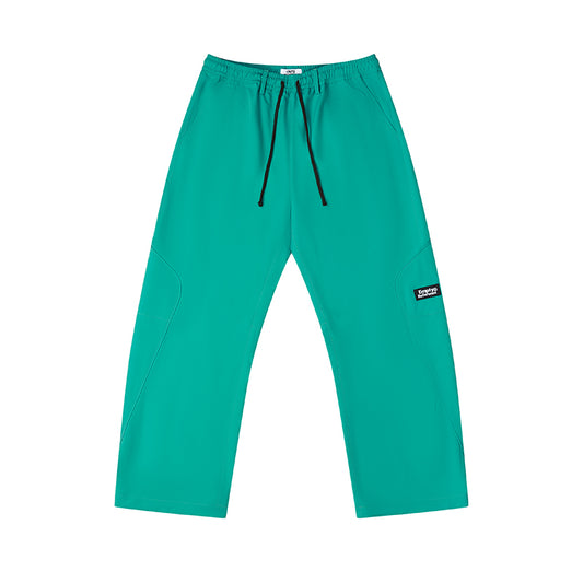 Green Embroidered Trousers