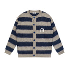 Striped Wool Knit Sweater