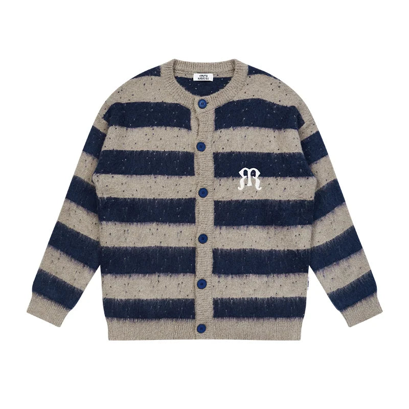 Striped Wool Knit Sweater