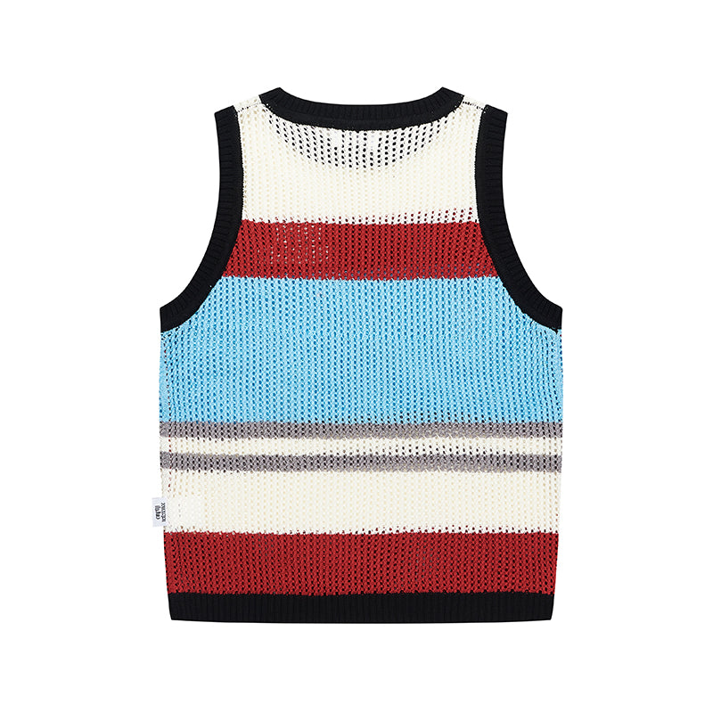 Embroidered Logo Knit Vest