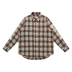 Grid Print Graphic Shirt - Empty Reference