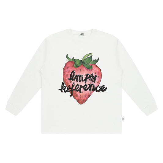 Strawberry Print Cotton Base Shirt