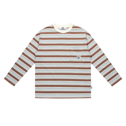 Striped Cotton Layering Shirt