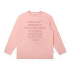 Letter Print Cotton Base Shirt