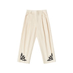 Corduroy Graphic Suit Pants