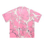 Pink Casual Button-Up Shirt - Empty Reference