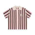 Embroidered Knit Polo Shirt
