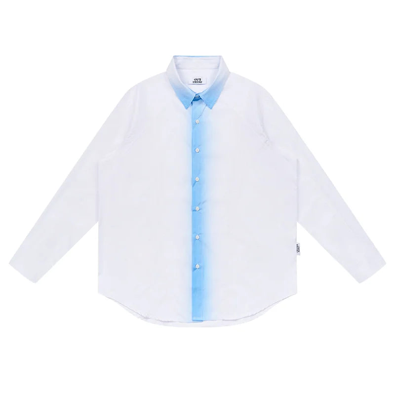 Gradient Print Loose Shirt