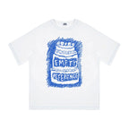 White Soft Graphic Lounge Tee