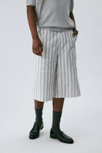 Washed Stripe Shorts