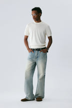 Silk-Wool Knit Tee