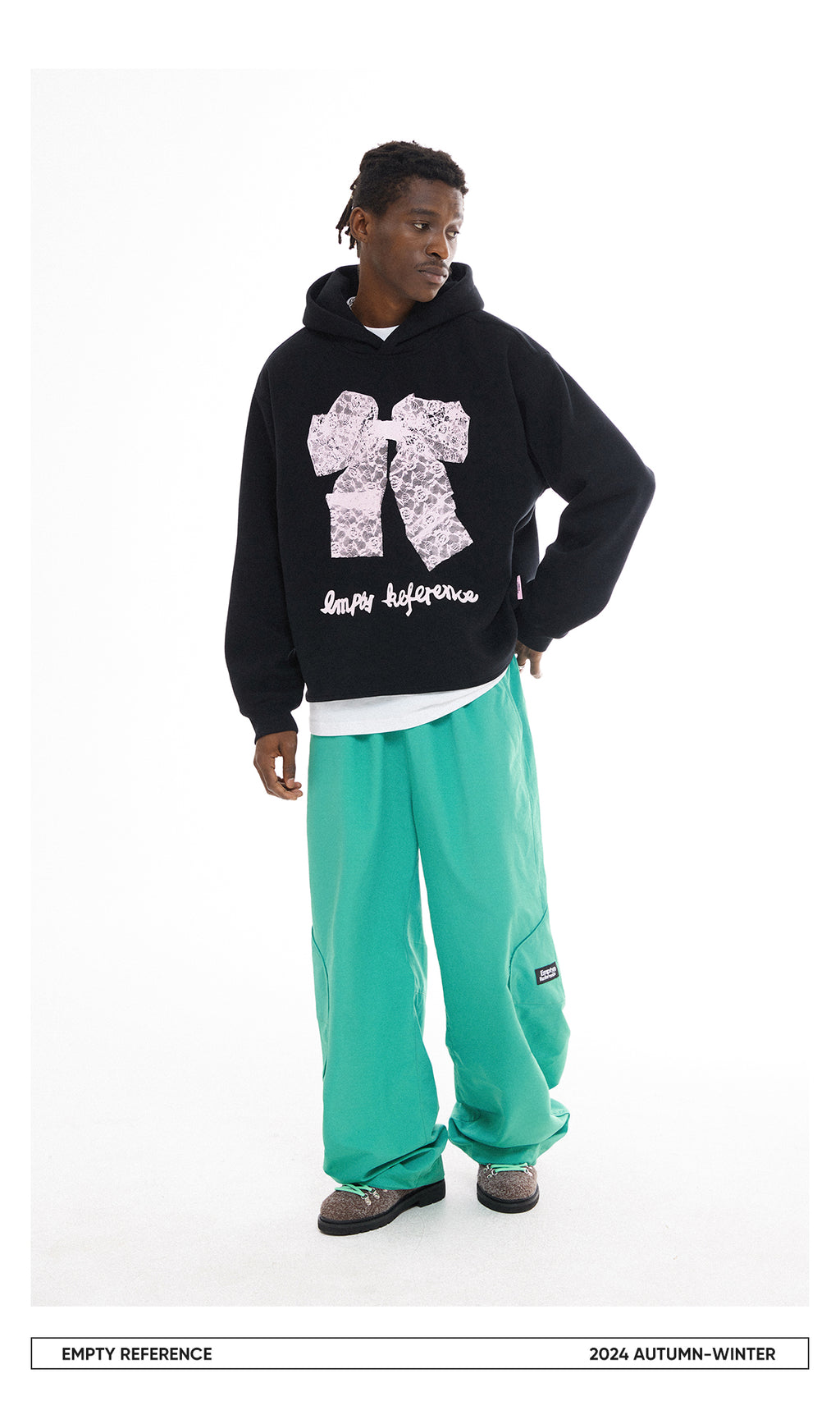 Green Embroidered Trousers