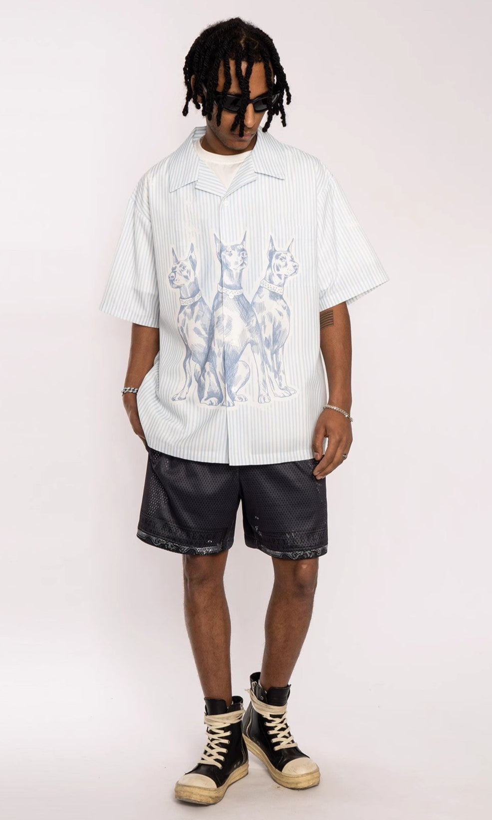 Doberman Sketch Graphic Shirt