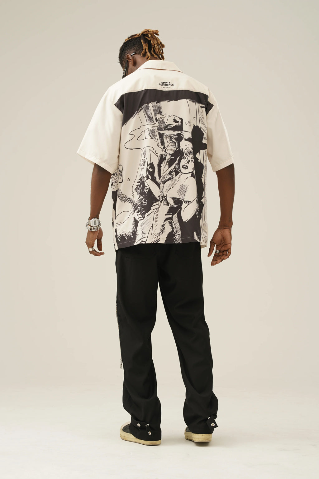 Retro Comic Camp Collar Shirt