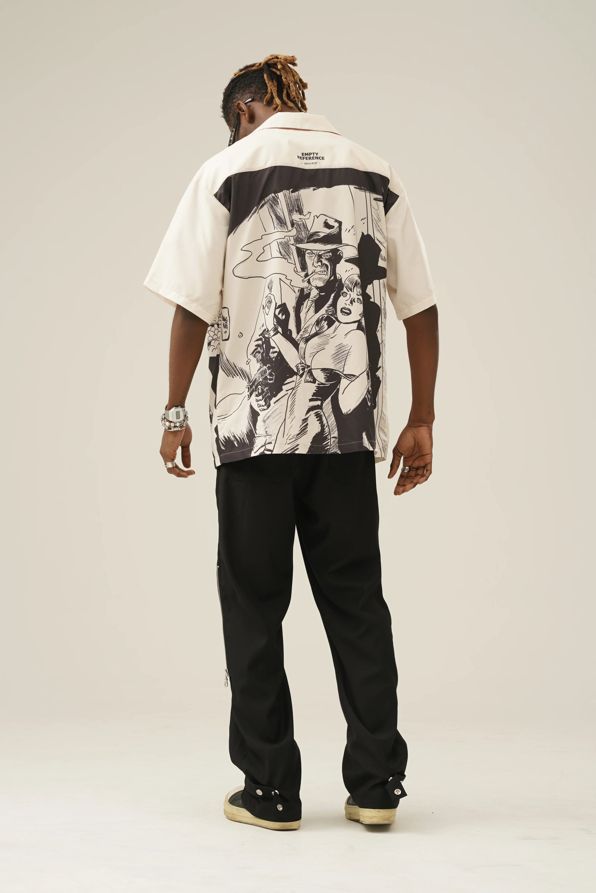 Retro Comic Camp Collar Shirt