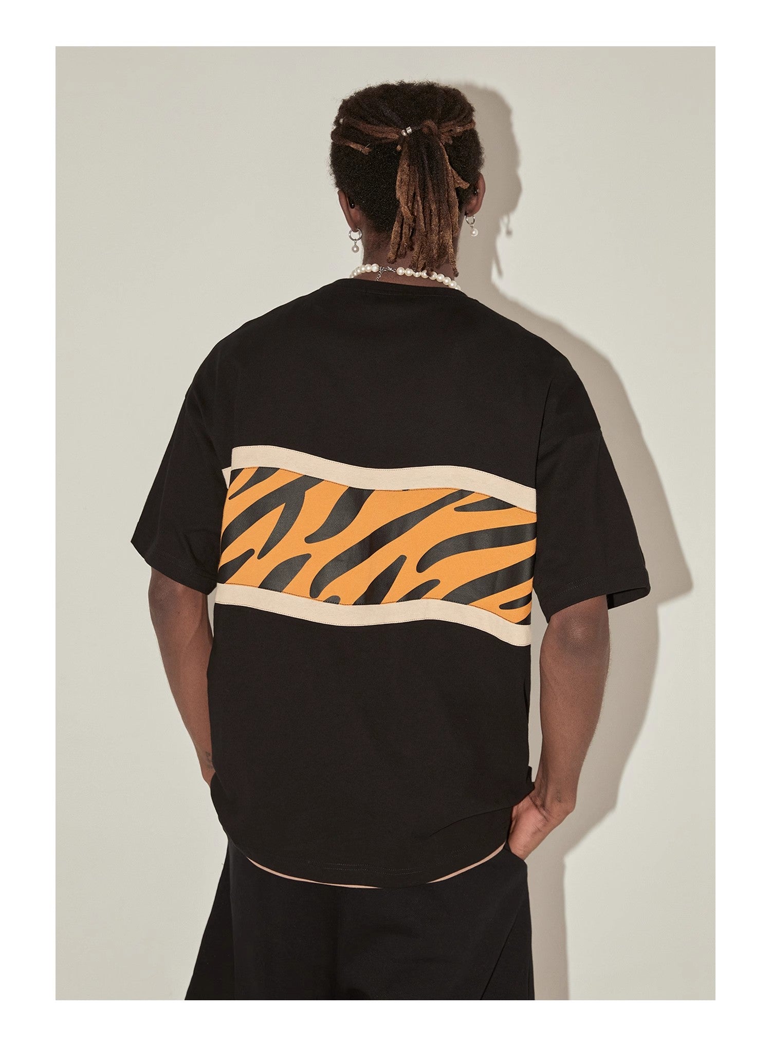 Tiger Patchwork Graphic Tee