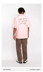 Angels Print Camp Shirt