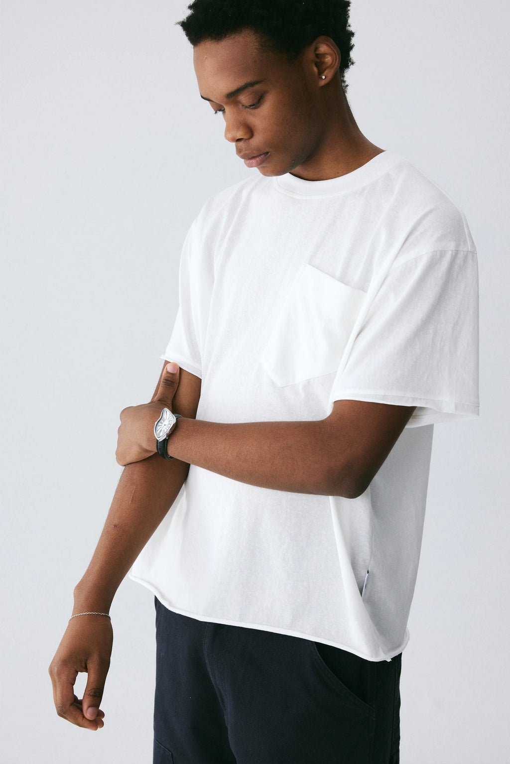 Asymmetric Pocket Tee