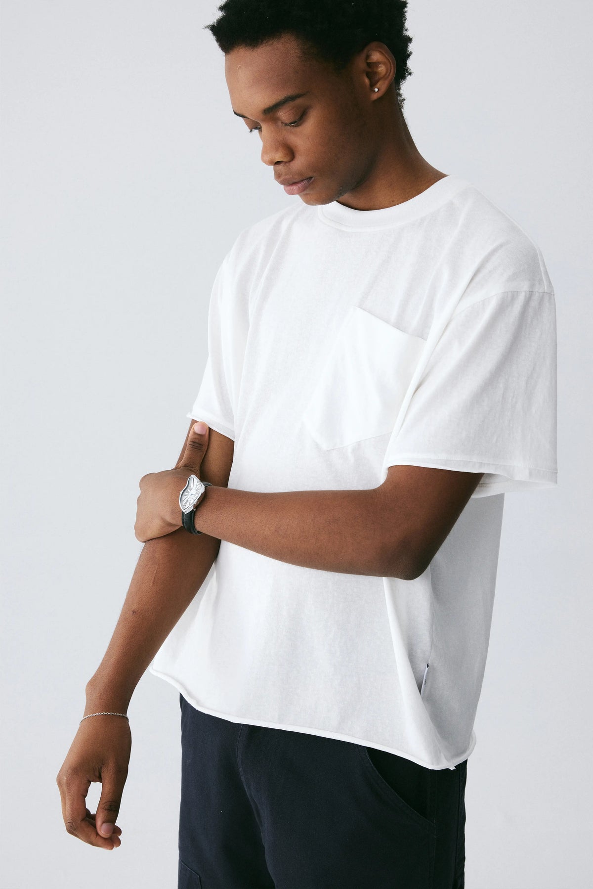 Asymmetric Pocket Tee