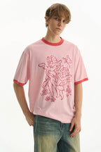 Angel Patchwork Graphic Tee