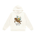 Pony Floral Graphic Hoodie