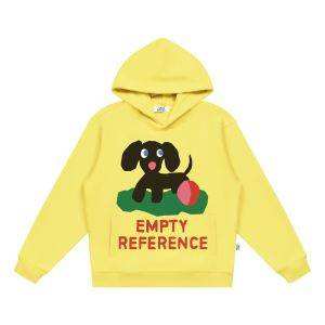 Colorblock Puppy Graphic Hoodie - Empty Reference