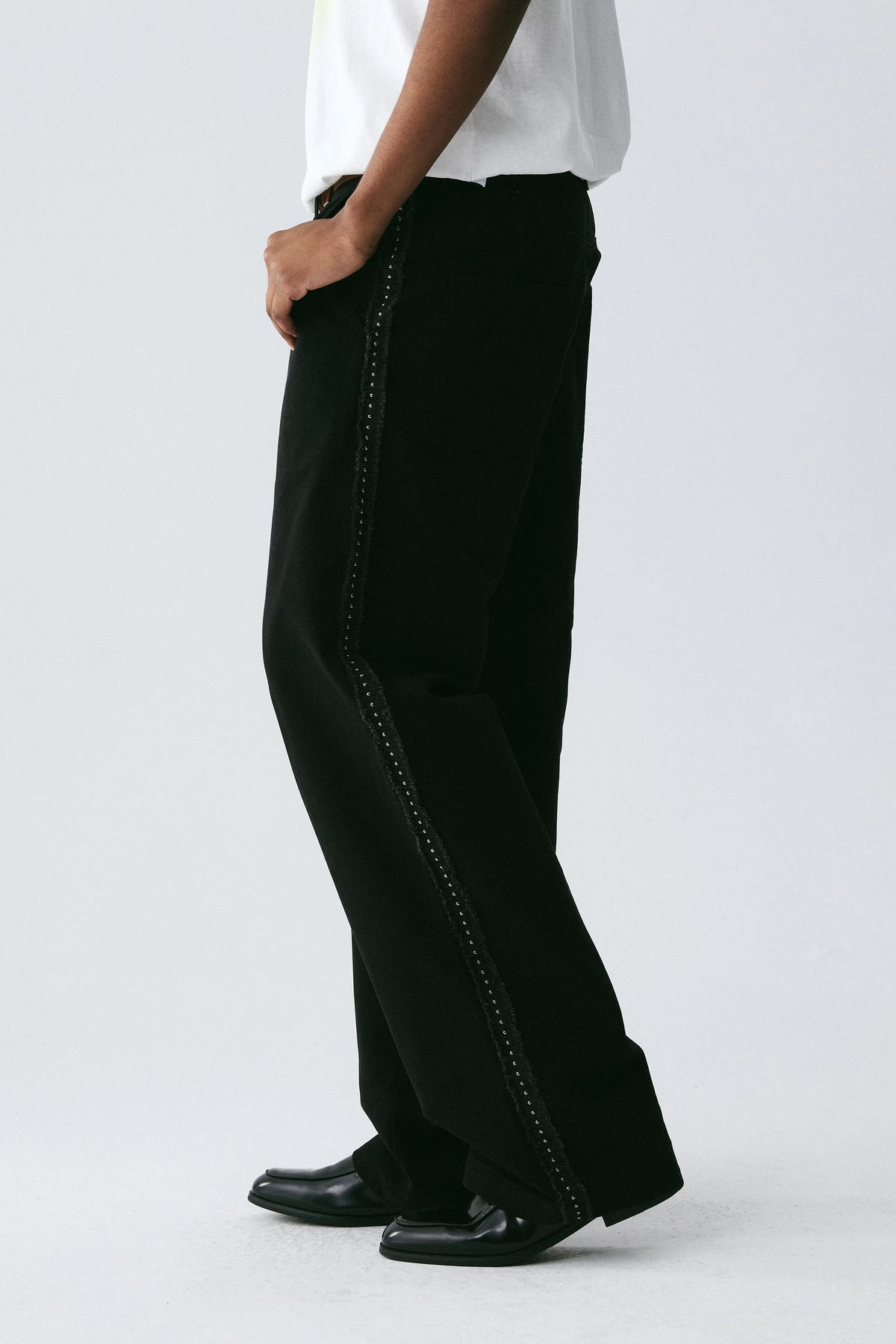 Webbing Detail Trousers